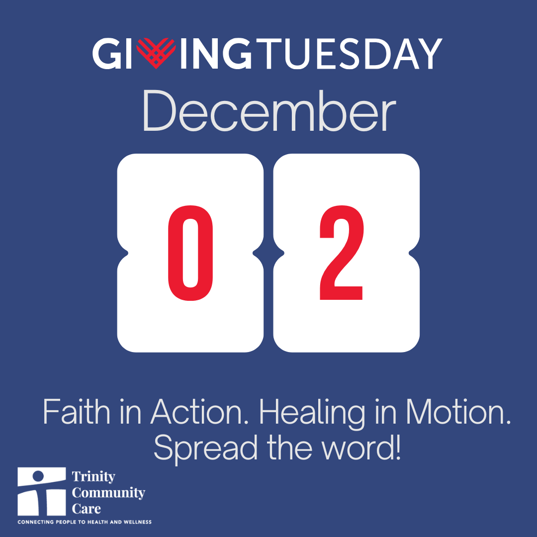 Faith in Action. Healing in Motion. Giving Tuesday. image