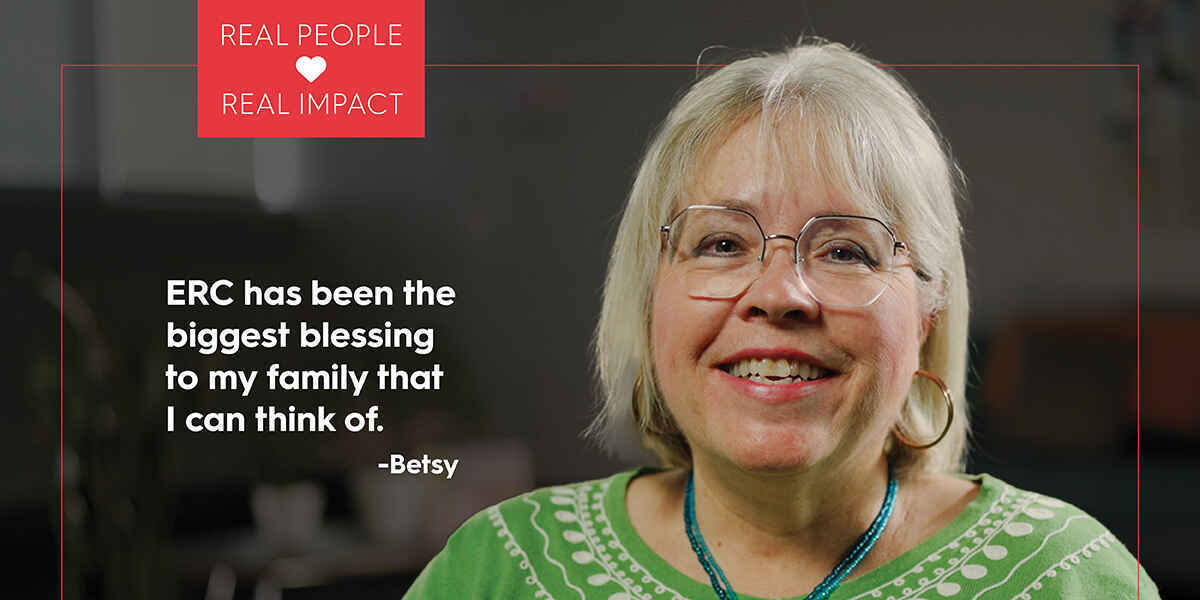 You can make a real impact for real people like Betsy. image