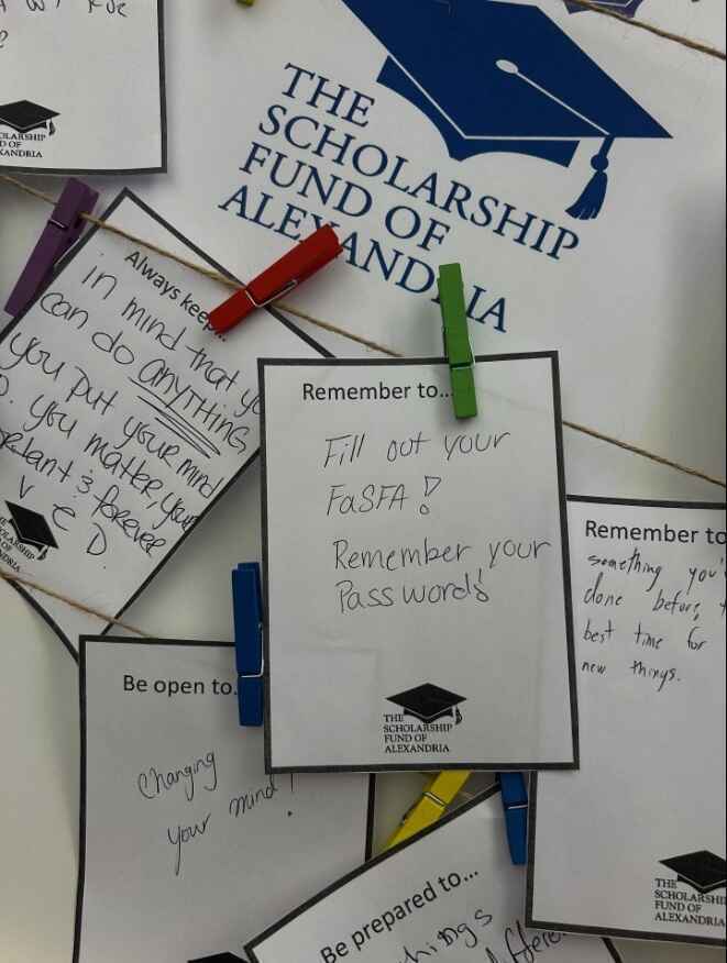 Give today to help Alexandria students realize their college dreams! image