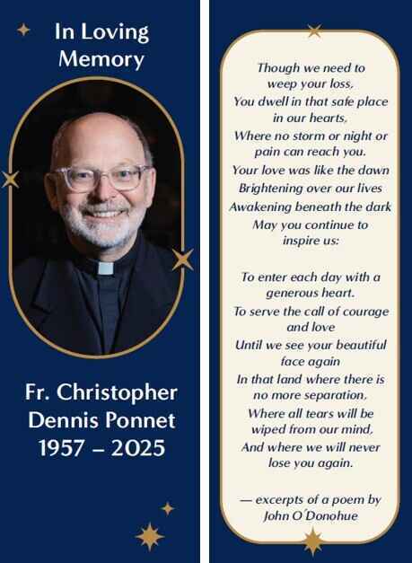 Fr Chris's Ministry Lives On in Us—With Your Help image