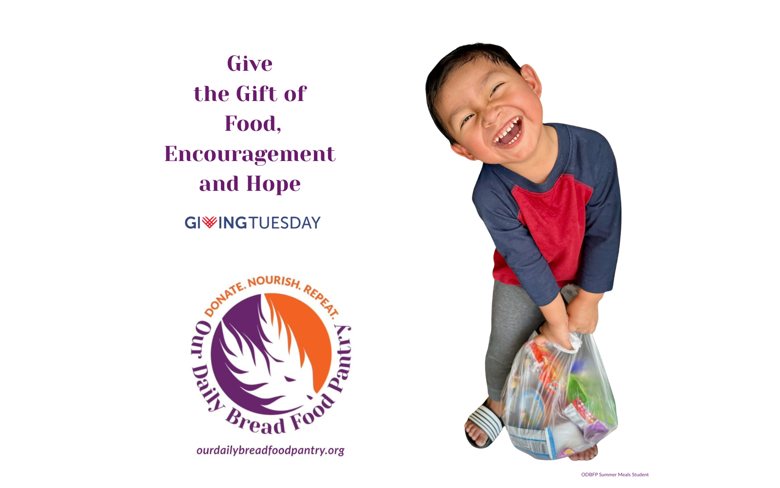 Give the Gift of Food, Encouragement, and Hope image