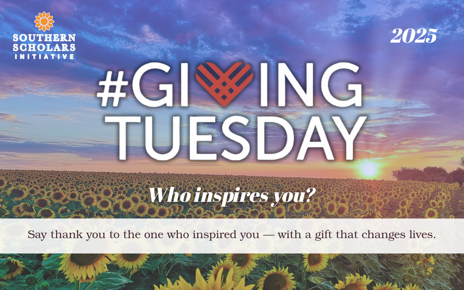 Giving Tuesday 2025: Give $18 or More in Honor of Someone Who Inspired You image