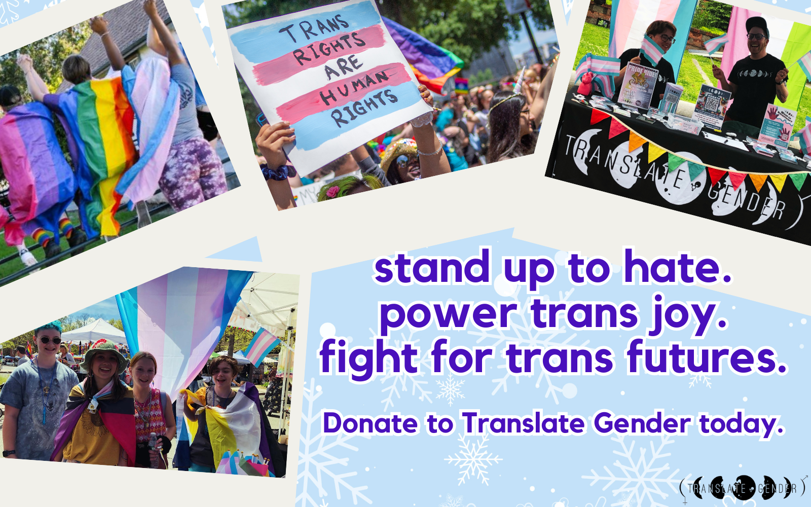 Fight back against trans hate. Support trans youth today. image