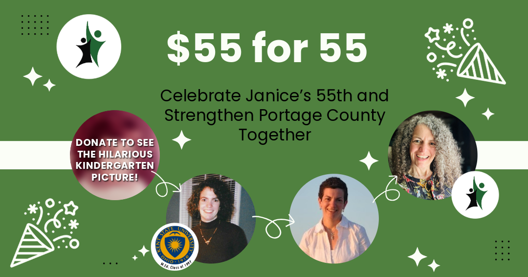 $55 for 55: Celebrate Janice’s 55th and Strengthen Portage County Together image