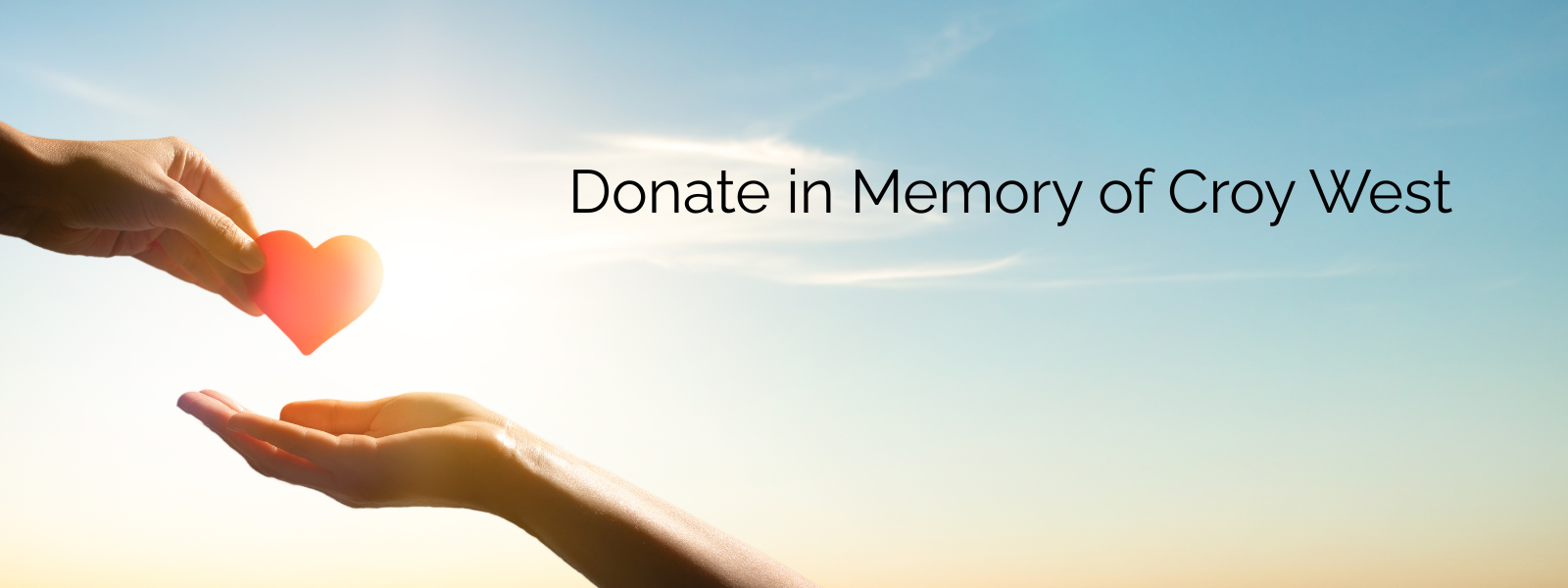 Donate in Memory of Croy West image
