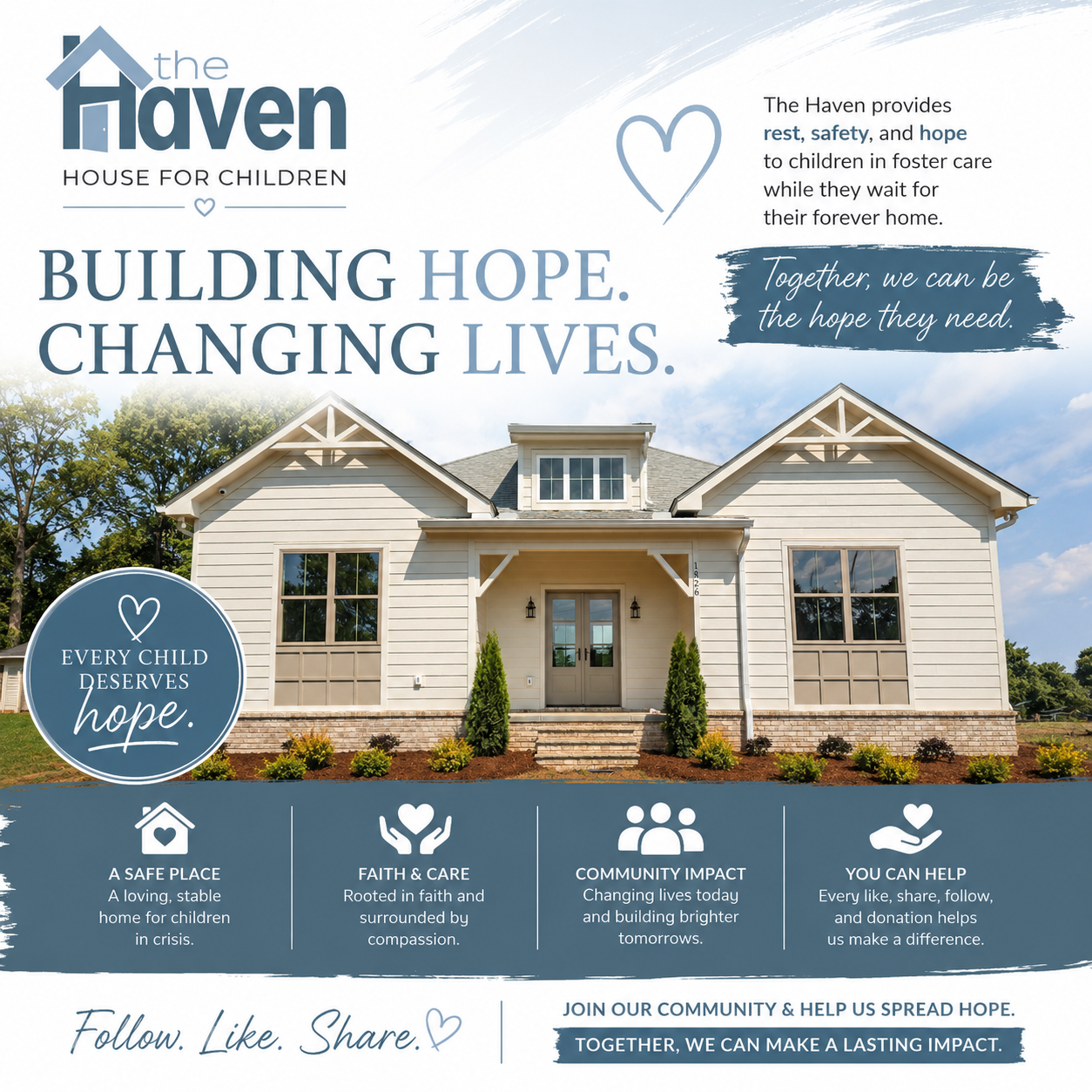 Help Create a Safe Place for Children image