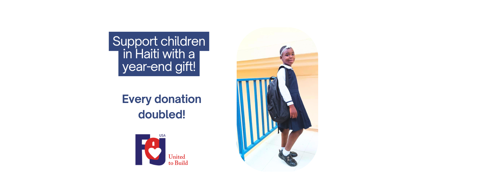 Every Dollar Doubled for Children in Haiti image