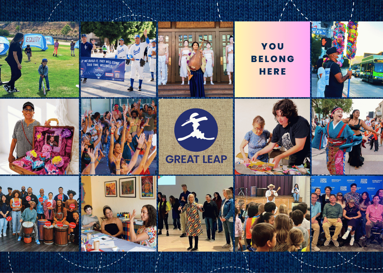 Art that transforms. Community that heals. Great Leap in 2026. image