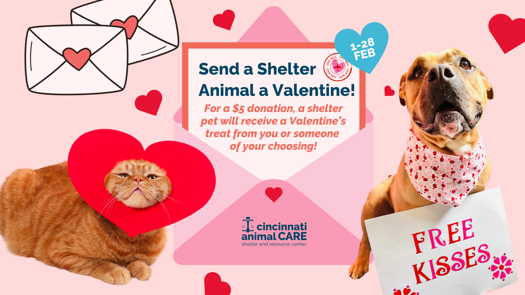 Send a Shelter Pet a Valentine image