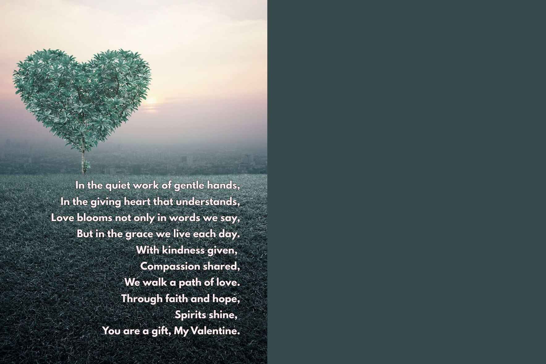 You are a Gift, My Valentine - Valentine's Day Card Fundraiser image