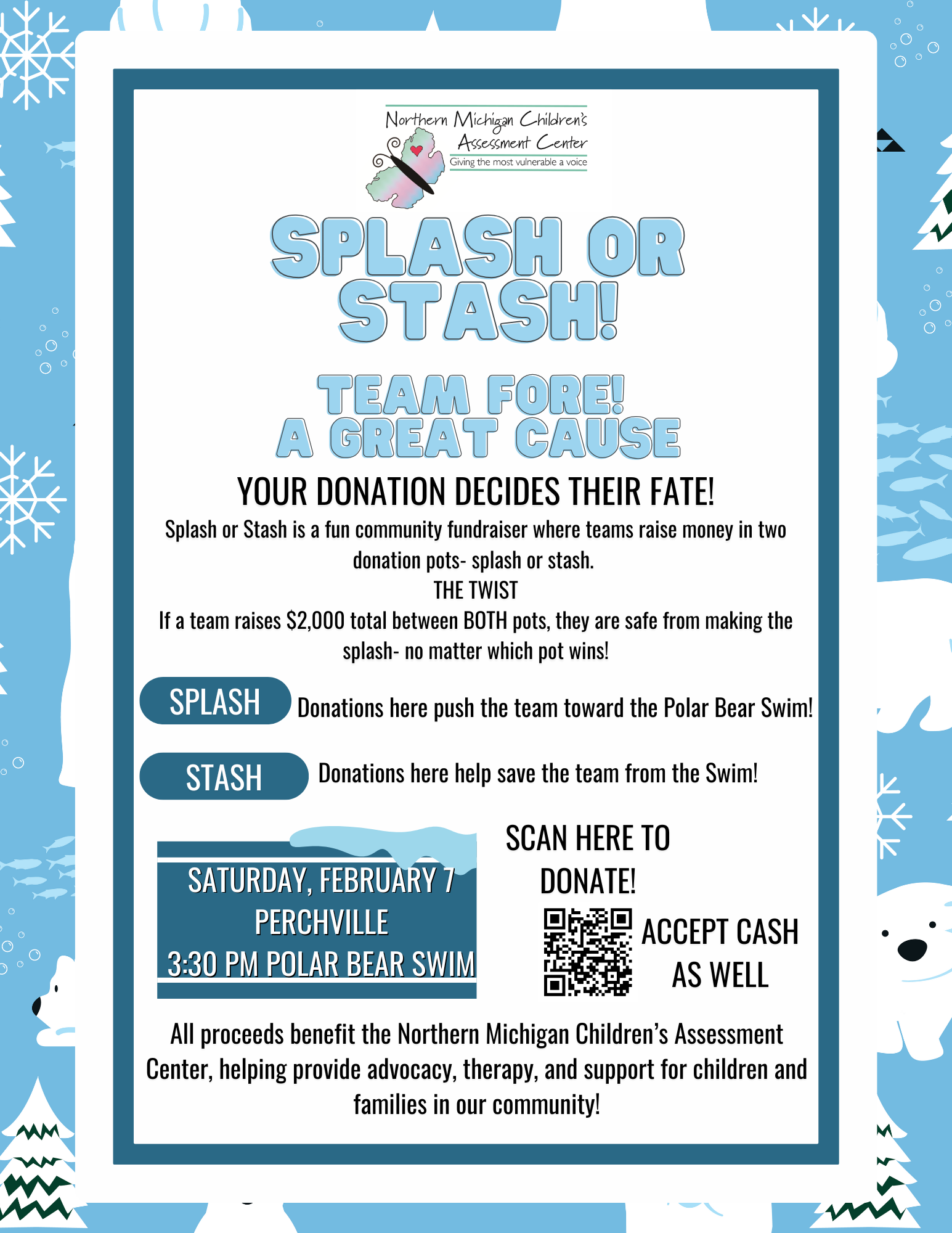 Splash or Stash: Team FORE! A Great Cause image