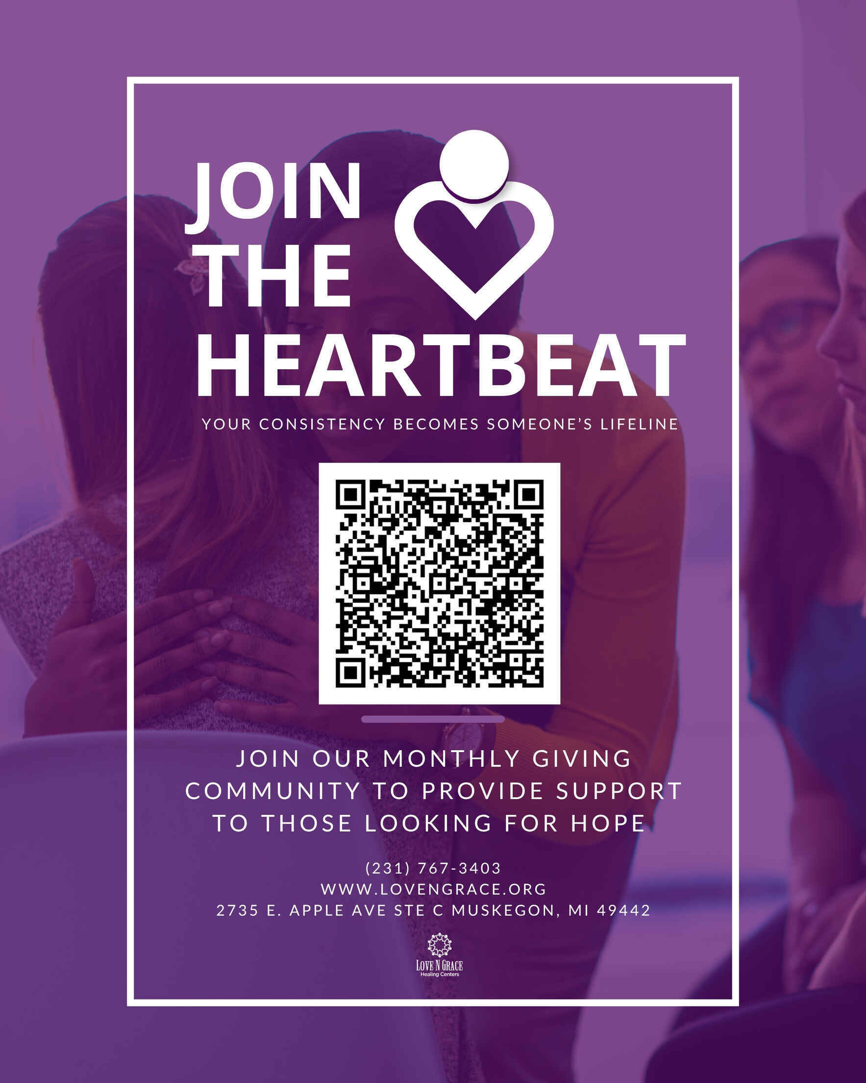 Join the Heartbeat. A giving community. image
