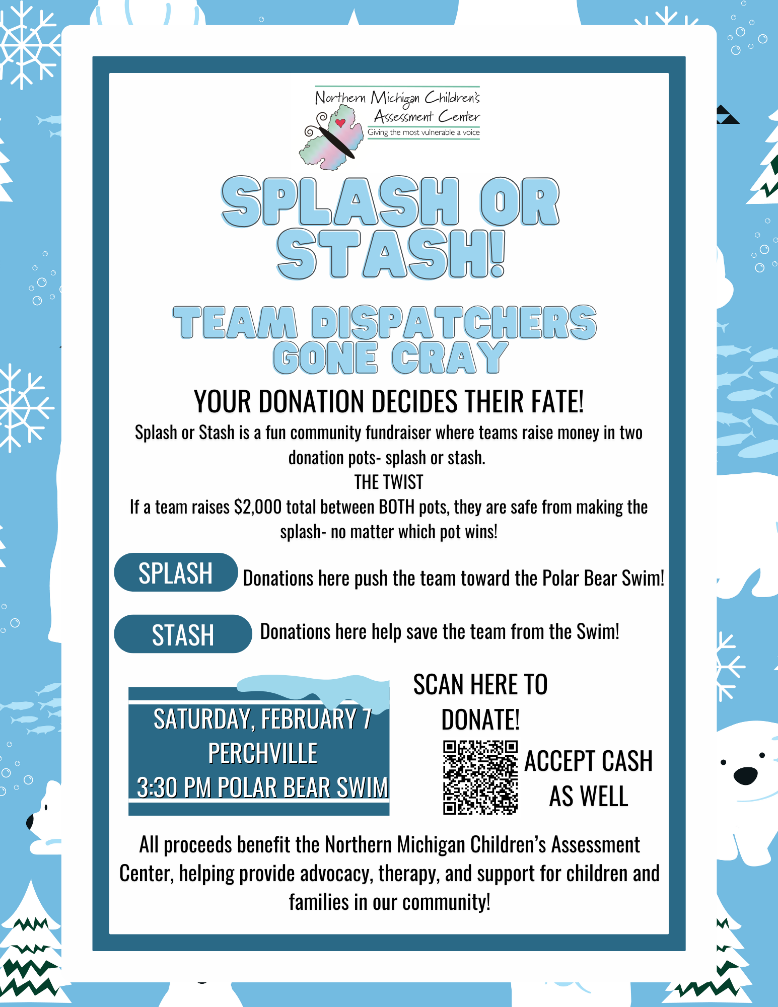 Splash or Stash: Team Dispatchers Gone Cray image