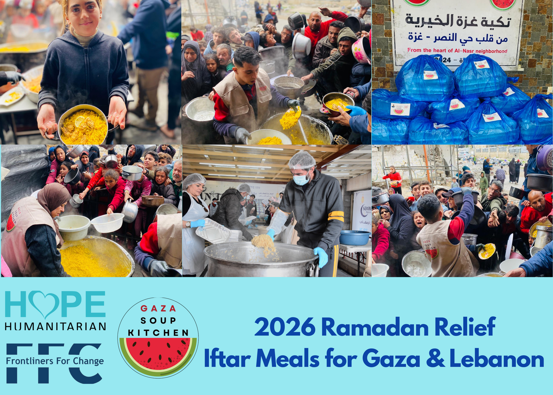 2026 Ramadan Relief: Iftar For Displaced Families in Gaza and Lebanon  image