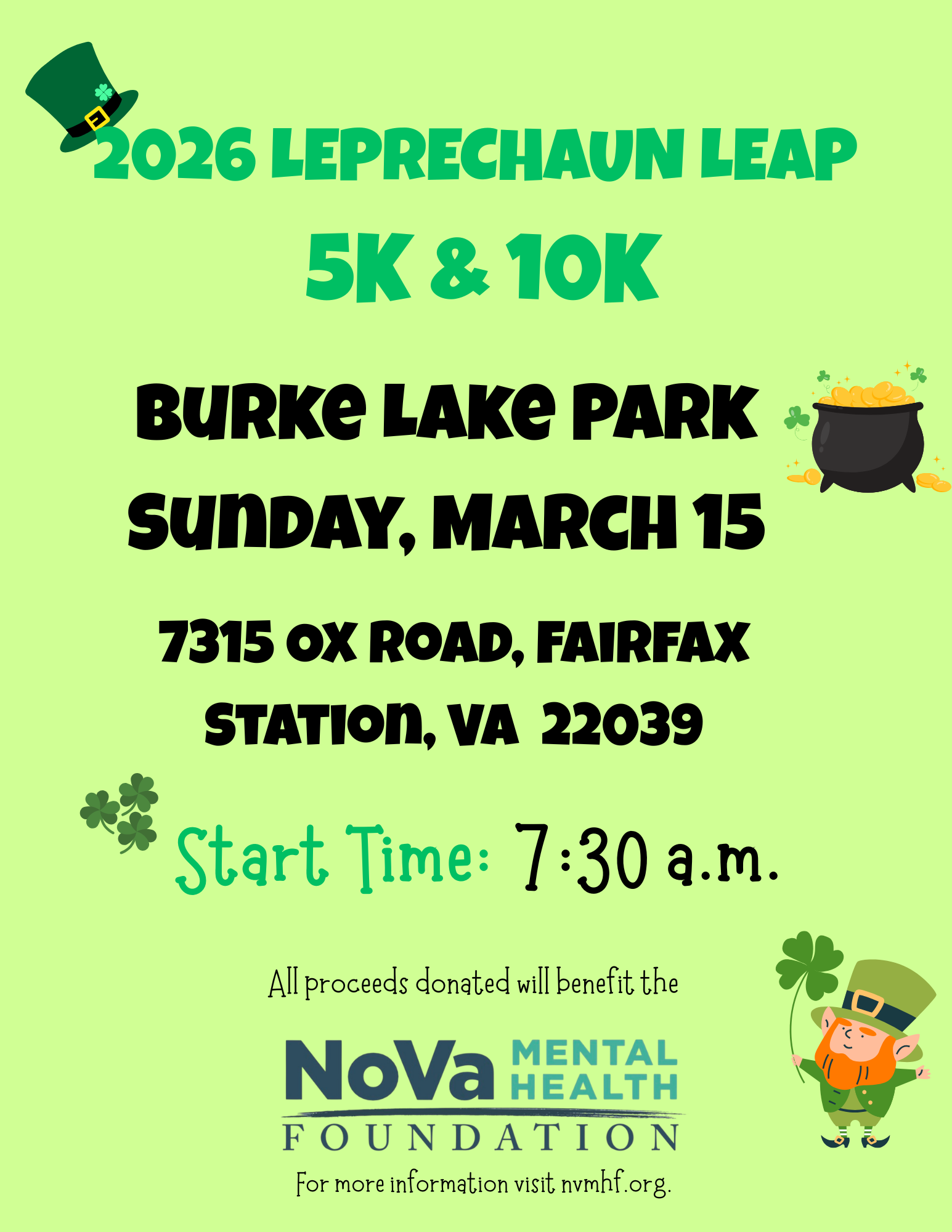 2026 Leprechaun Leap 5K and 10K image