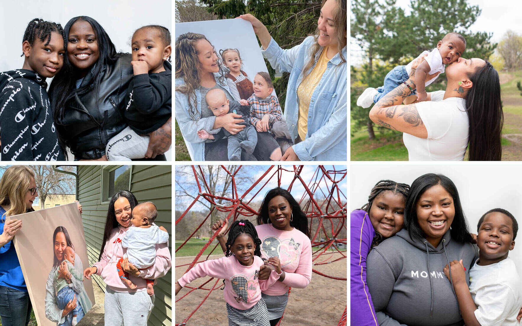 Sponsor a family photoshoot & canvas for Mother's Day image