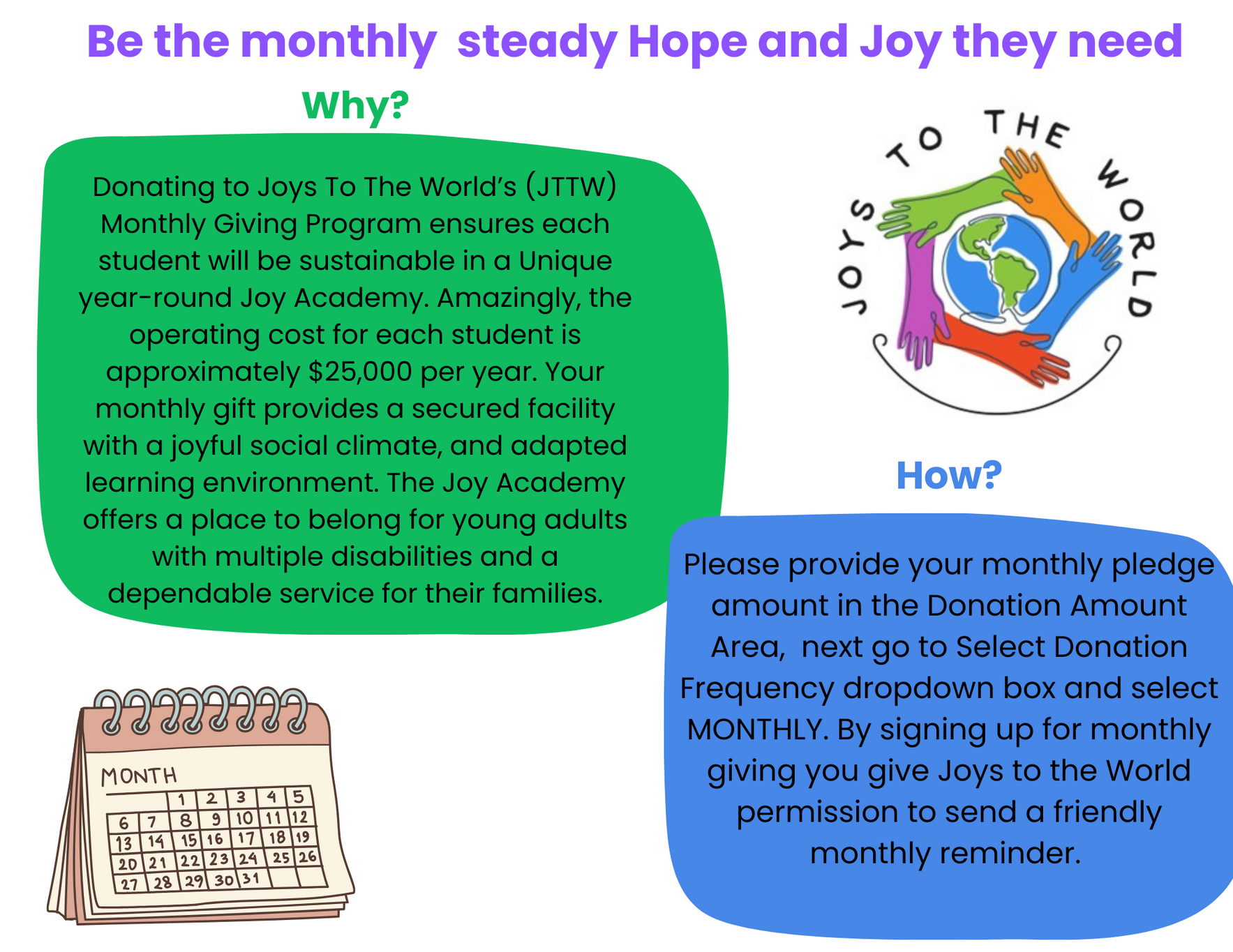 Monthly Giving Program image