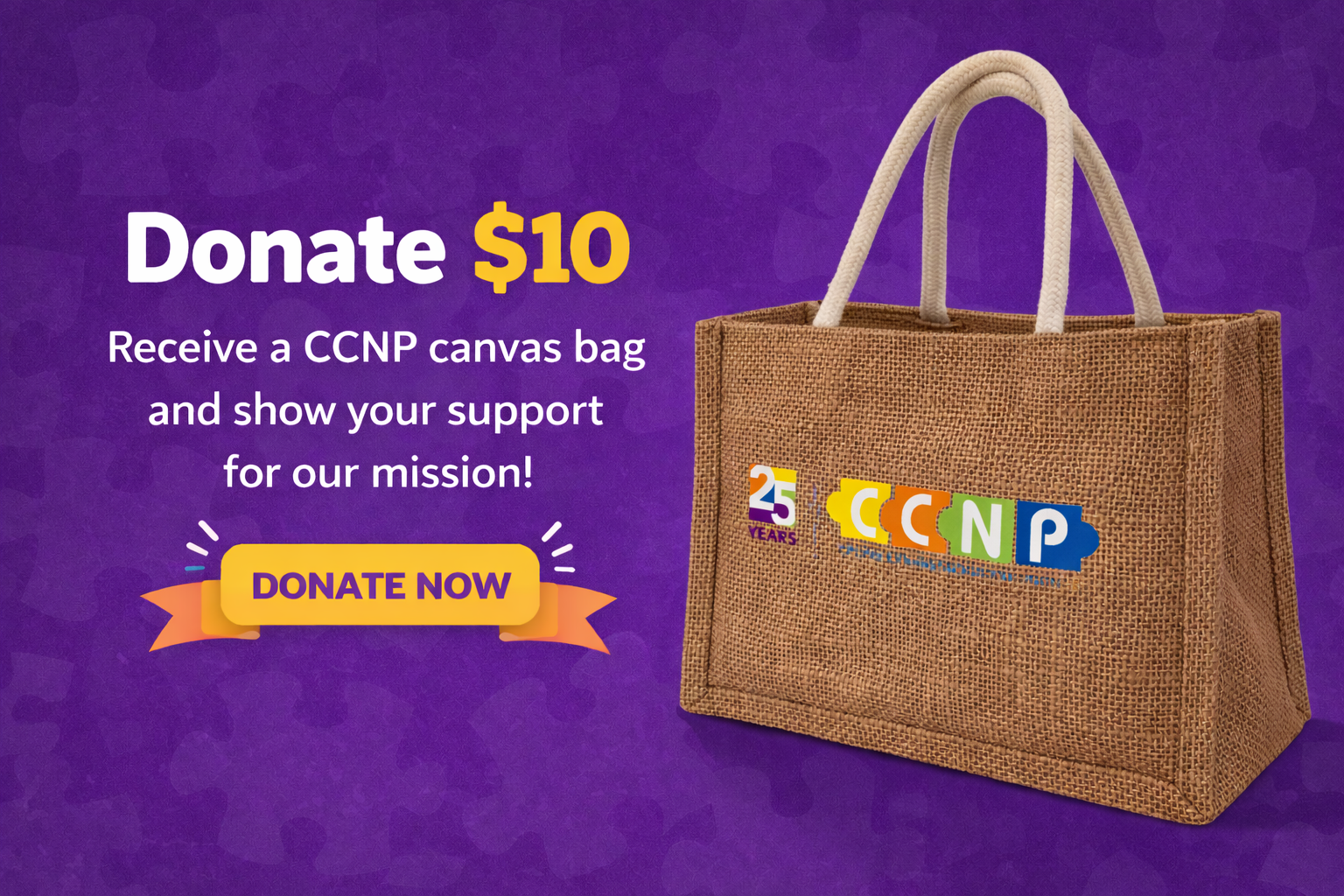 Carry the Mission. Be a CCNP Champion. Give $10+ and Make an Impact. image
