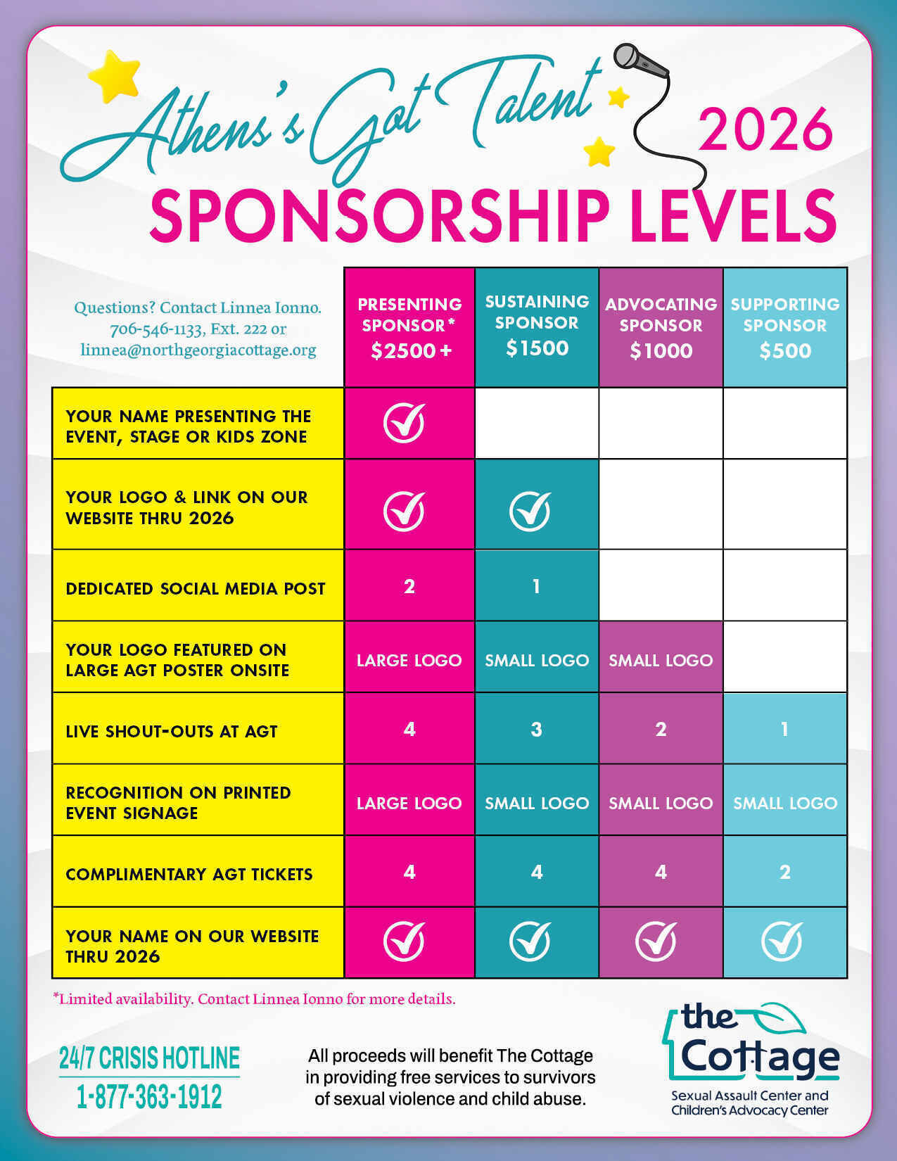 Sponsor Athens's Got Talent 2026! image