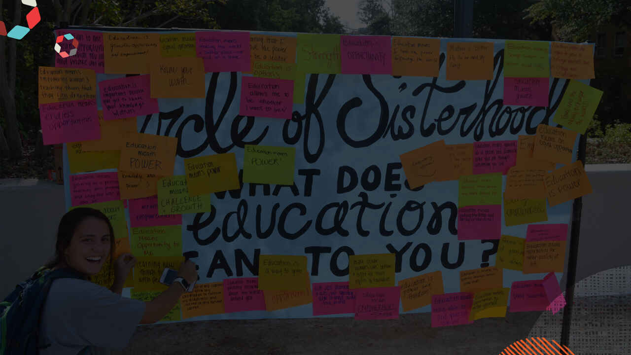 Help more girls and women gain access to education. image