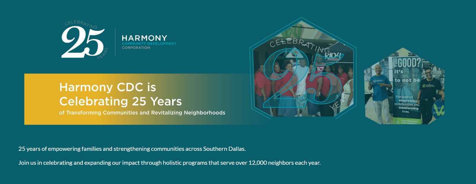 Celebrating 25 Years of Strengthening Families and Revitalizing Neighborhoods image