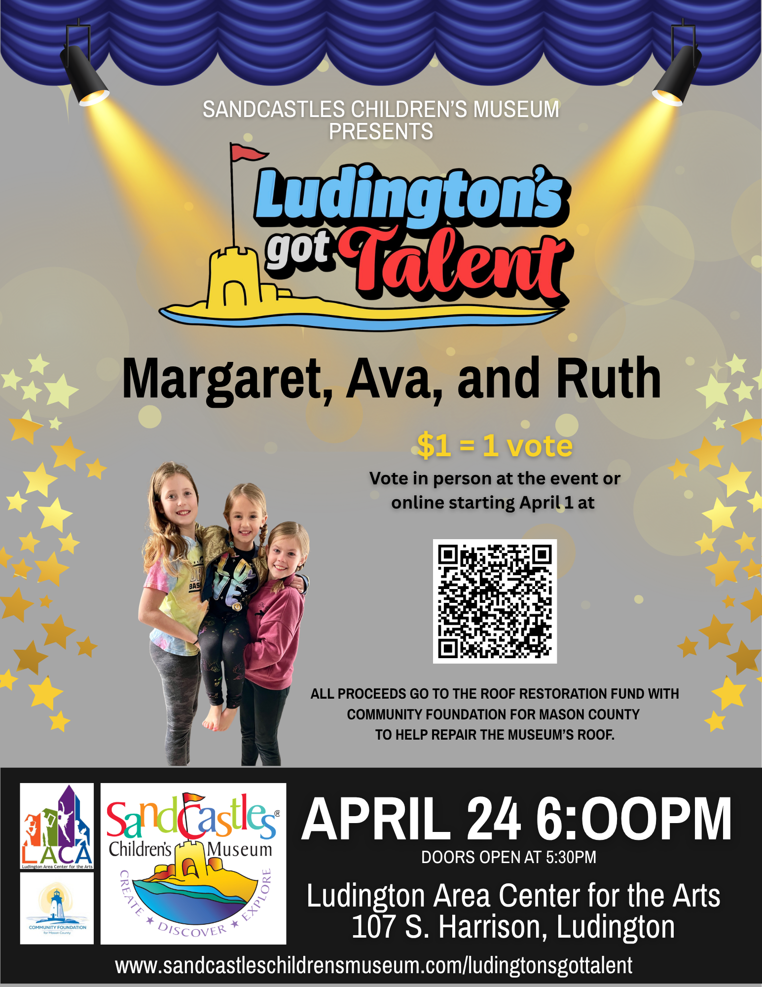 Vote for Margaret, Ava, and Ruth! image