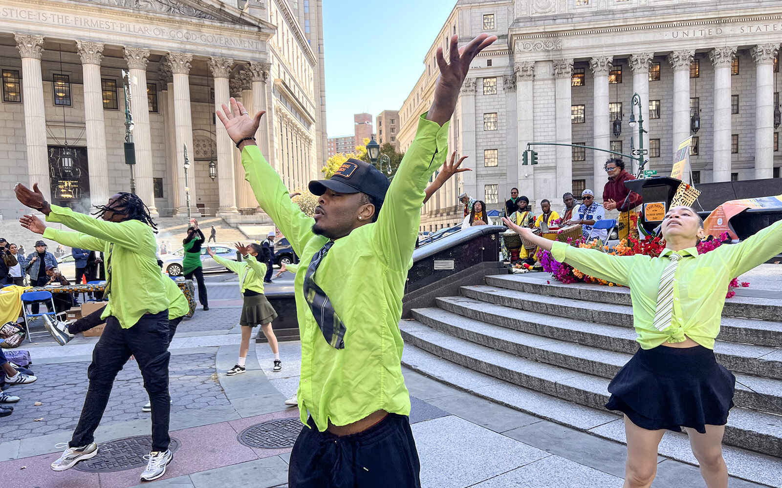 Celebrate New York City Global Humanity Day on October 8, 2026 10am–1pm at Triumph of the Human Spirit sculpture in Foley Square NYC image