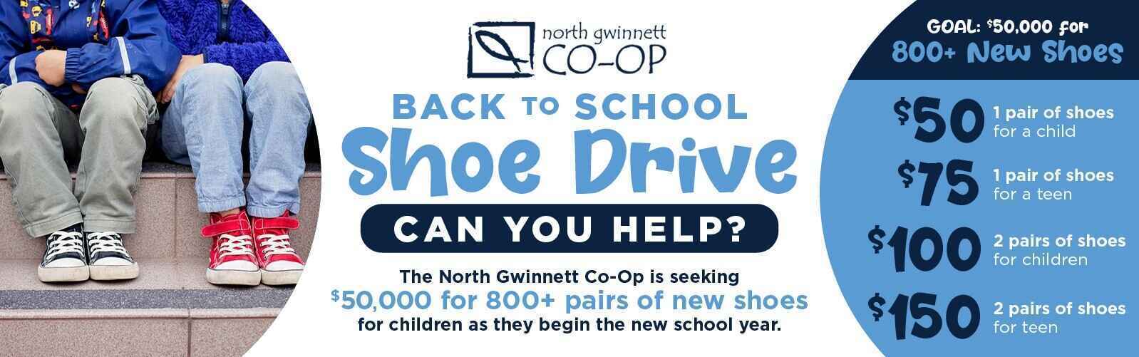 NEW SHOES for over 700 CHILDREN image
