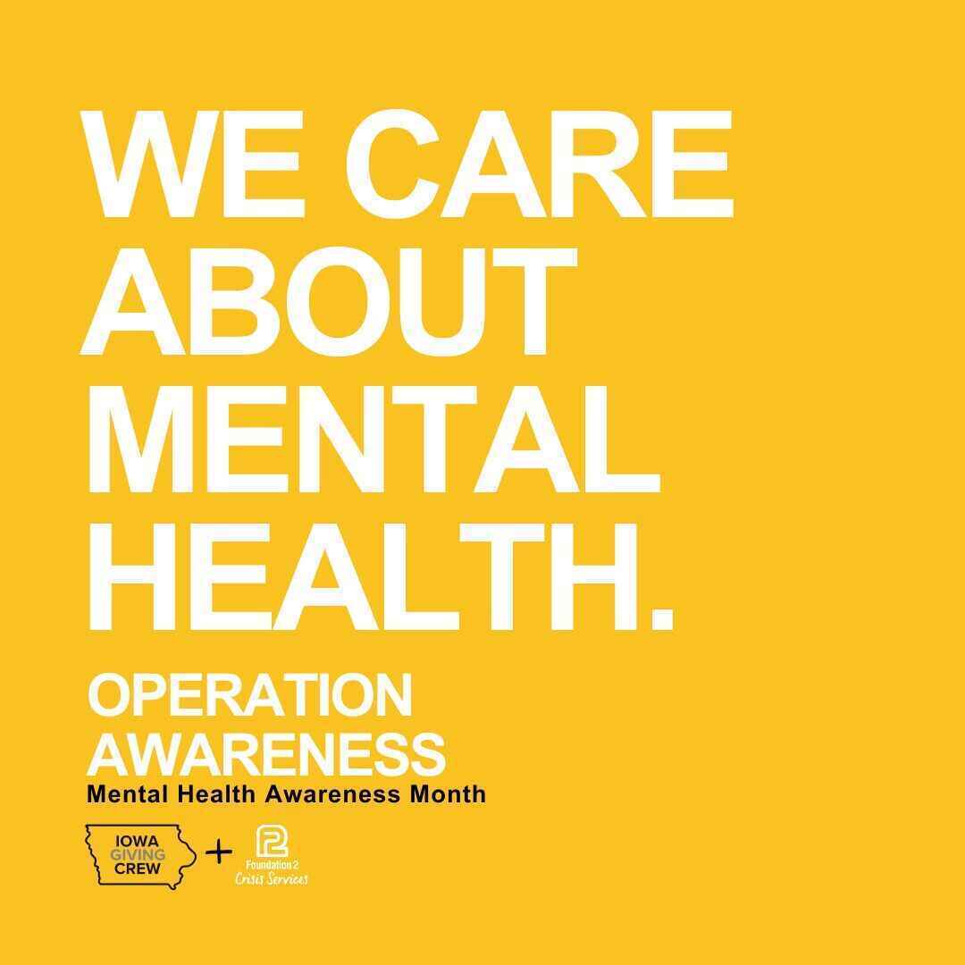 Support Mental Health Awareness Month - DOUBLE YOUR IMPACT! image