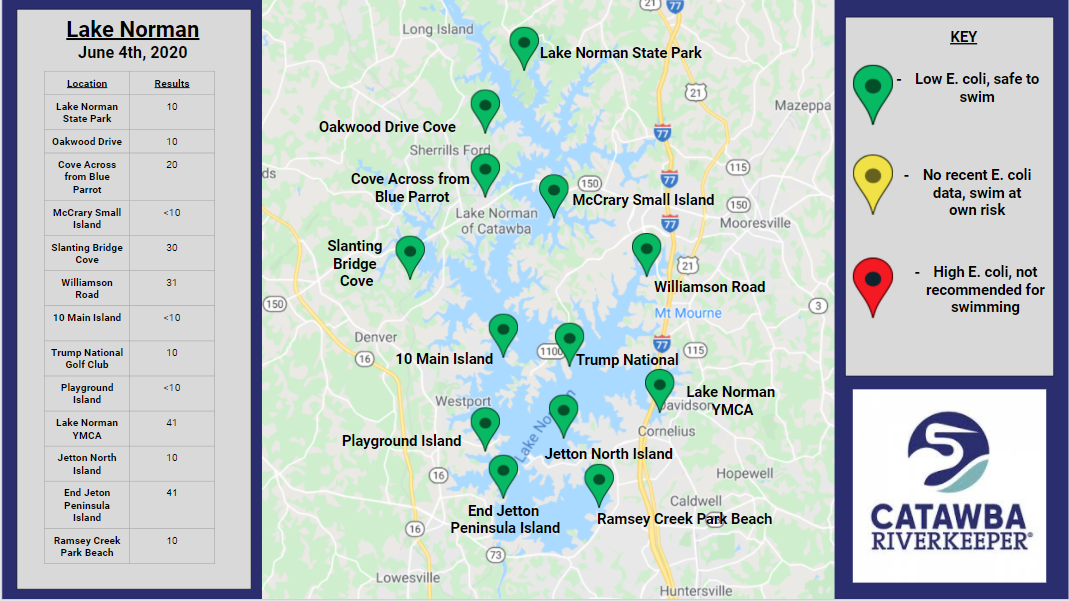 Catawba Riverkeeper 2026 Swim Guide Program image
