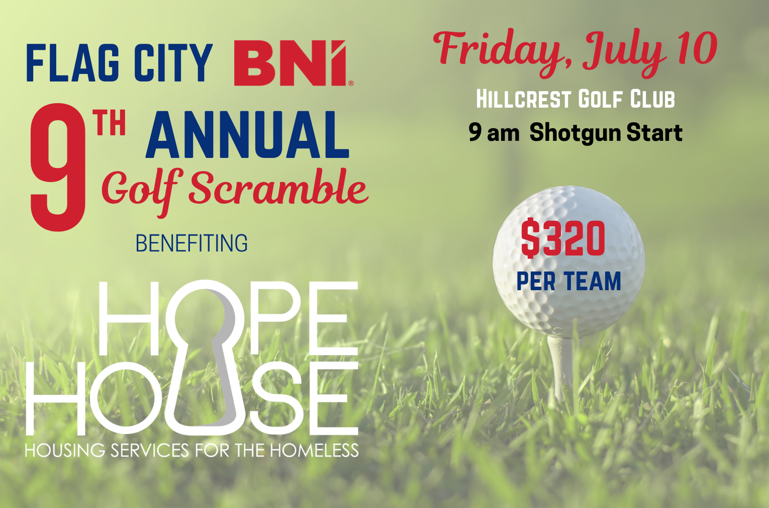 Flag City BNI Golf Scramble with Hope House image
