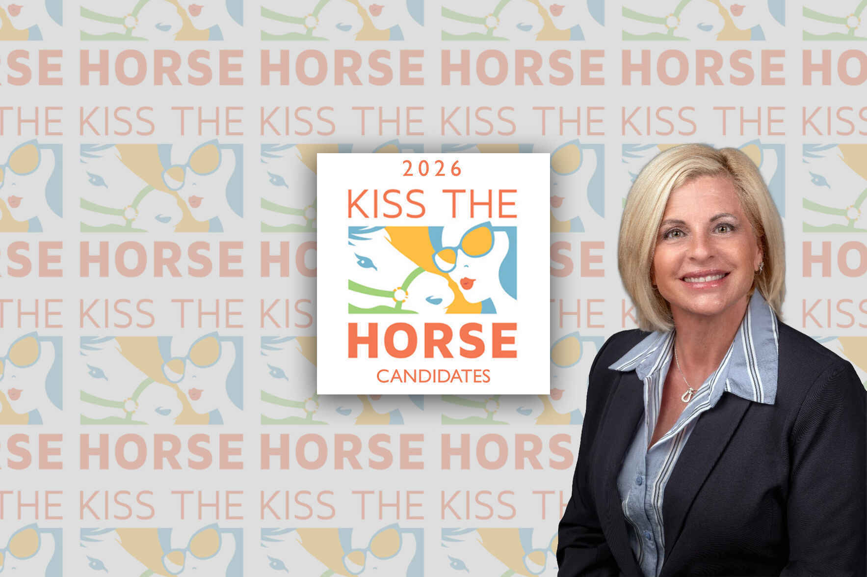 Help Angie Kiss the Horse! image