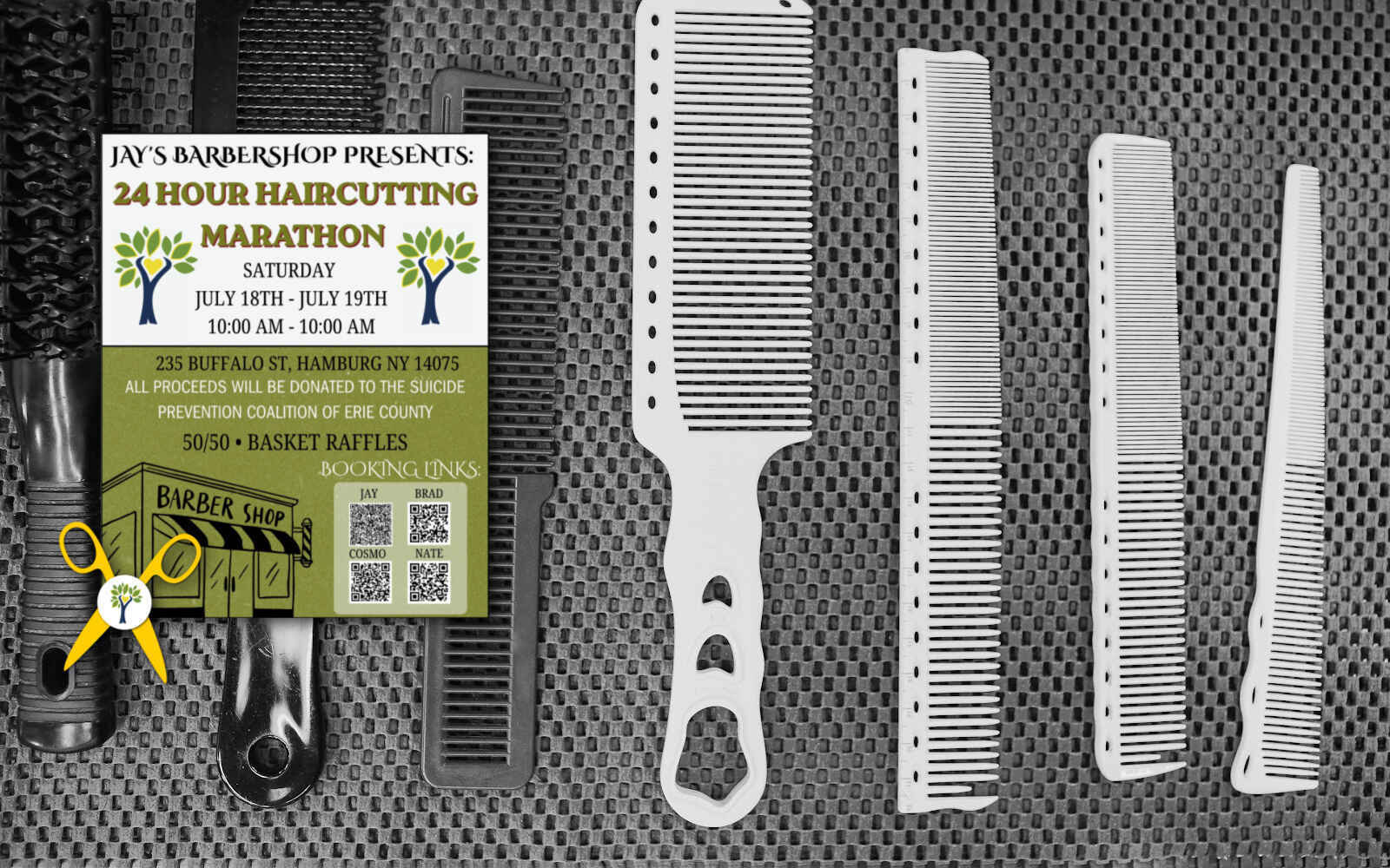 Jay's Barbershop 24-Hour Haircutting Marathon image