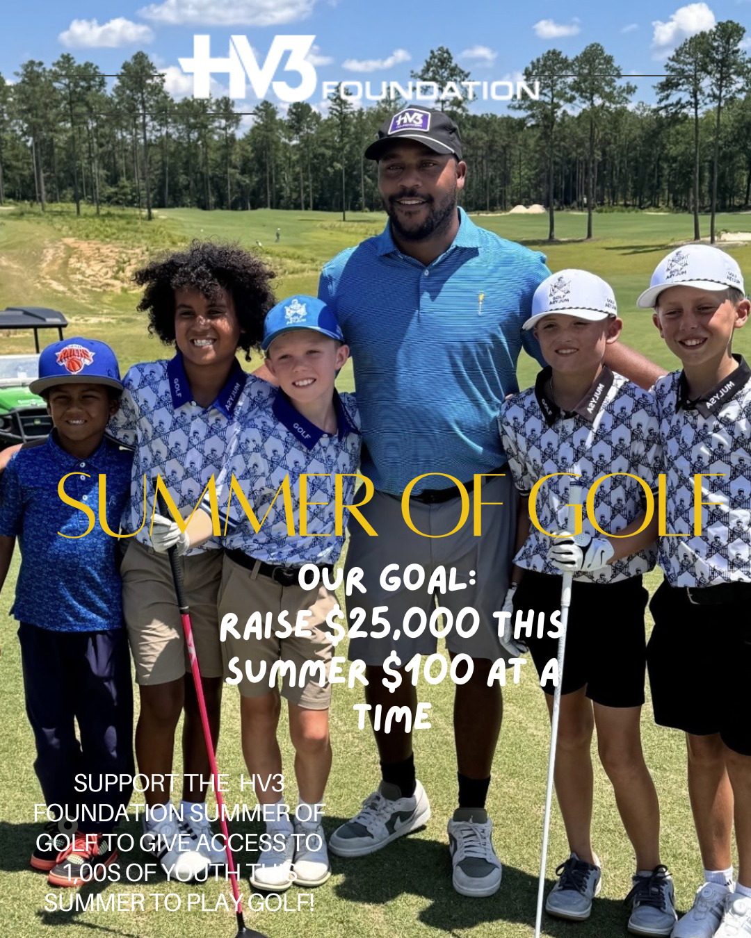 One Kid, One Course, One Round at a Time: Support the HV3 Foundation  image
