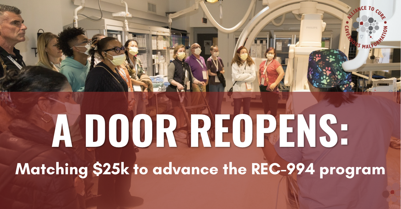 A second chance for REC-994, the first drug developed for CCM image