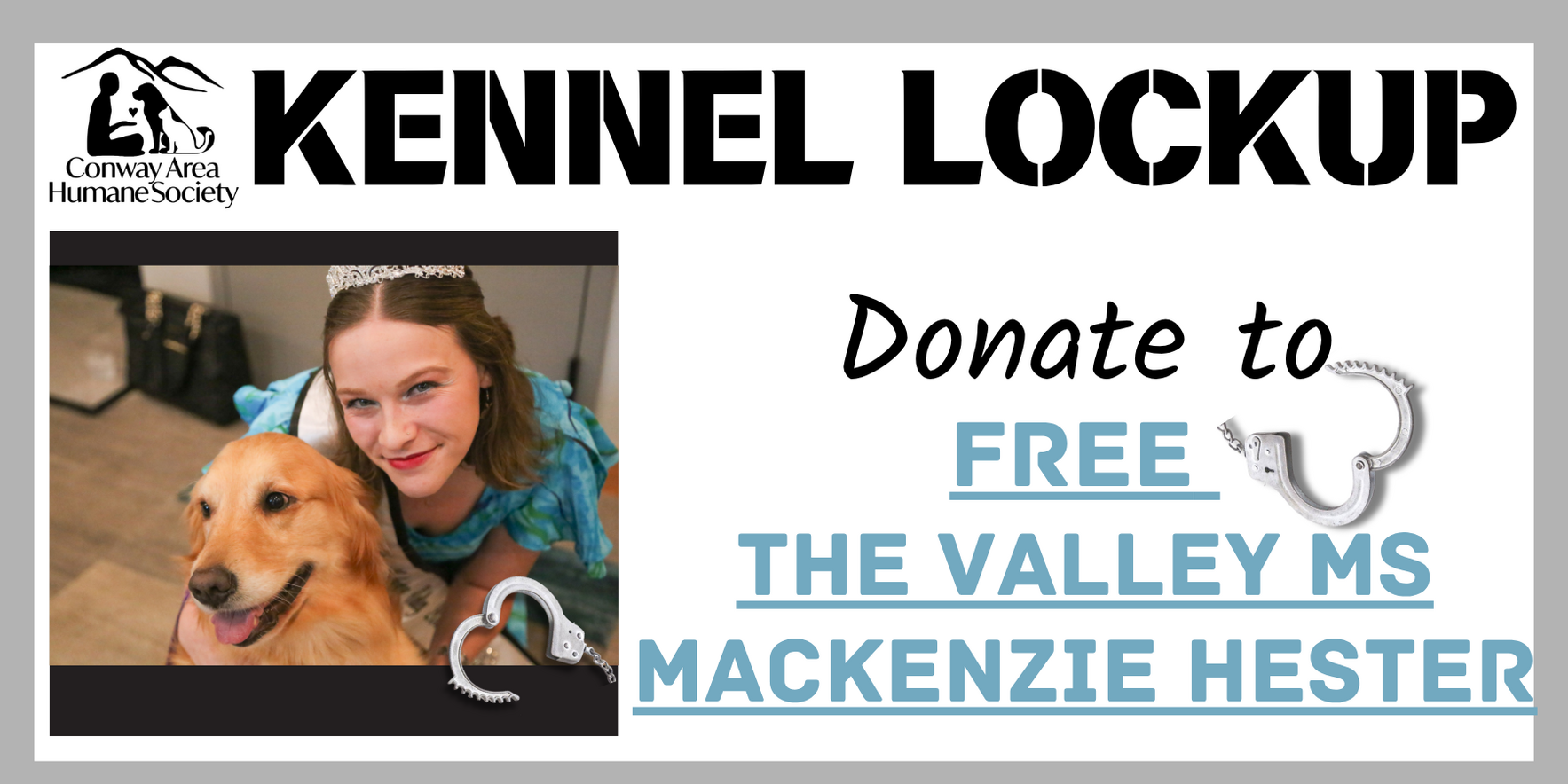 Donate Here to Free Valley Ms. Mackenzie Hester! image