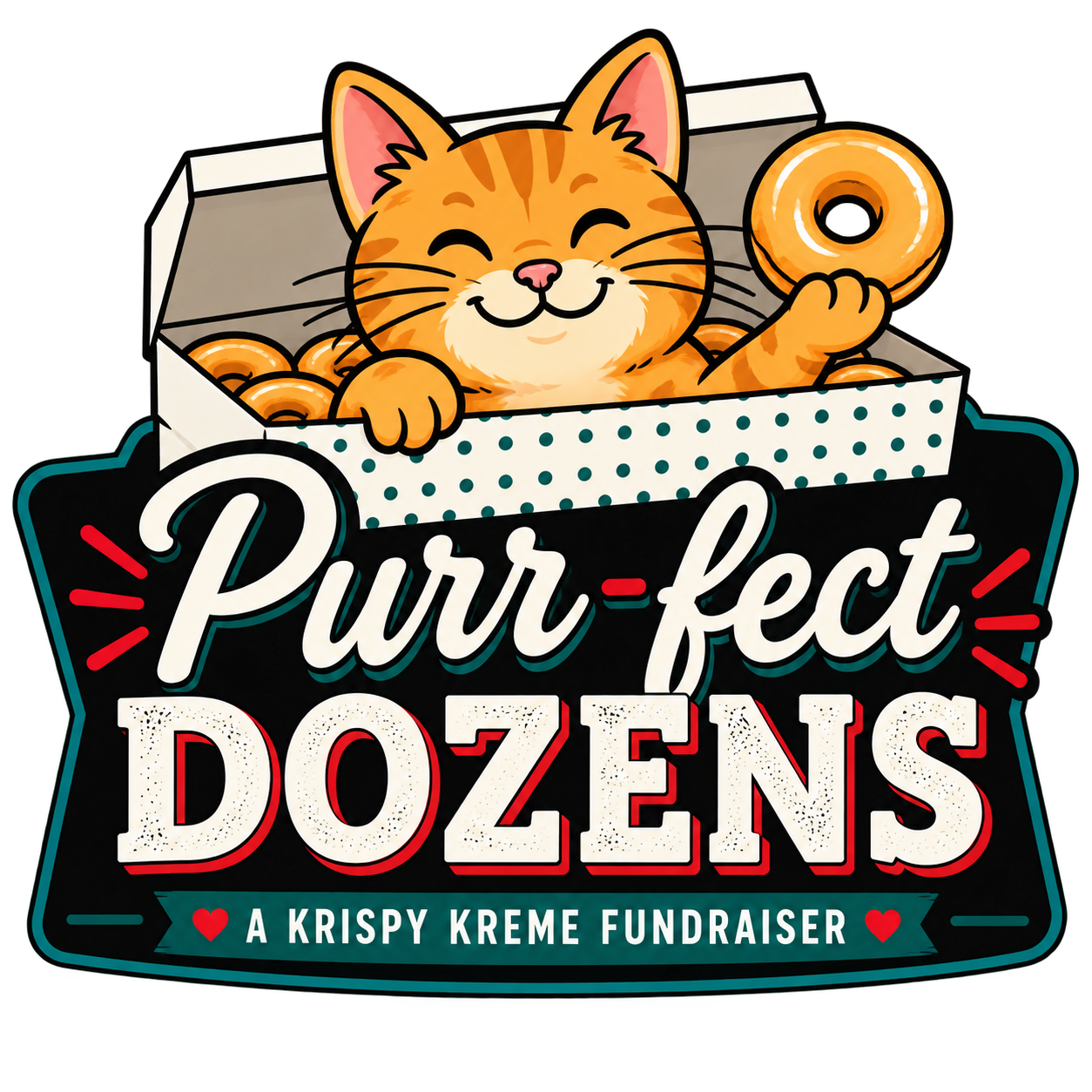 Purr-fect Dozens Krispy Kreme Fundraiser image