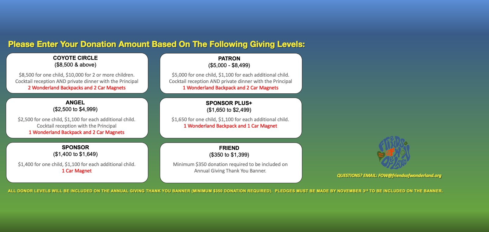 2026-2027 Annual Giving Fundraising Drive image