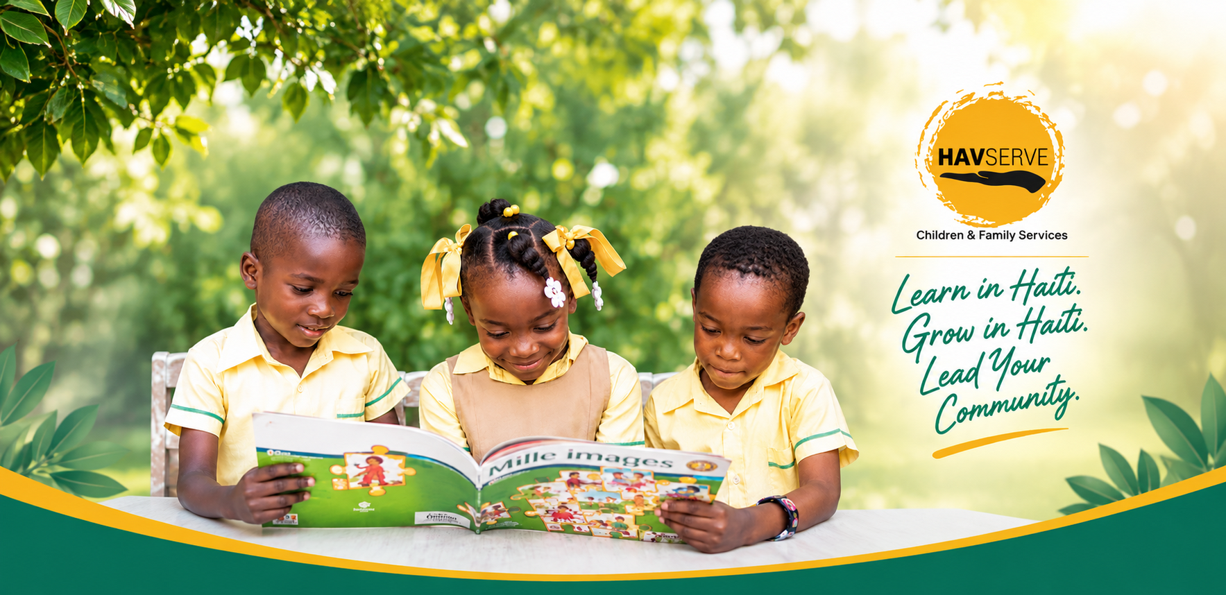 Sponsor a Child. Build a Better Haiti. image