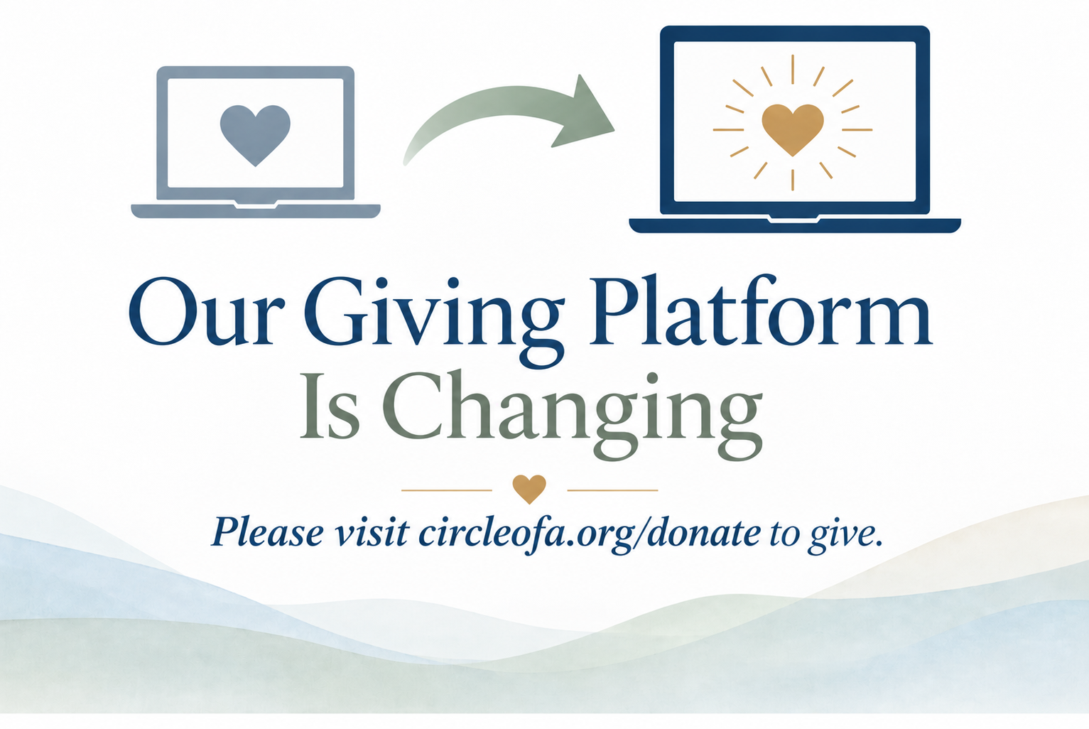 Our Giving Platform is Moving image