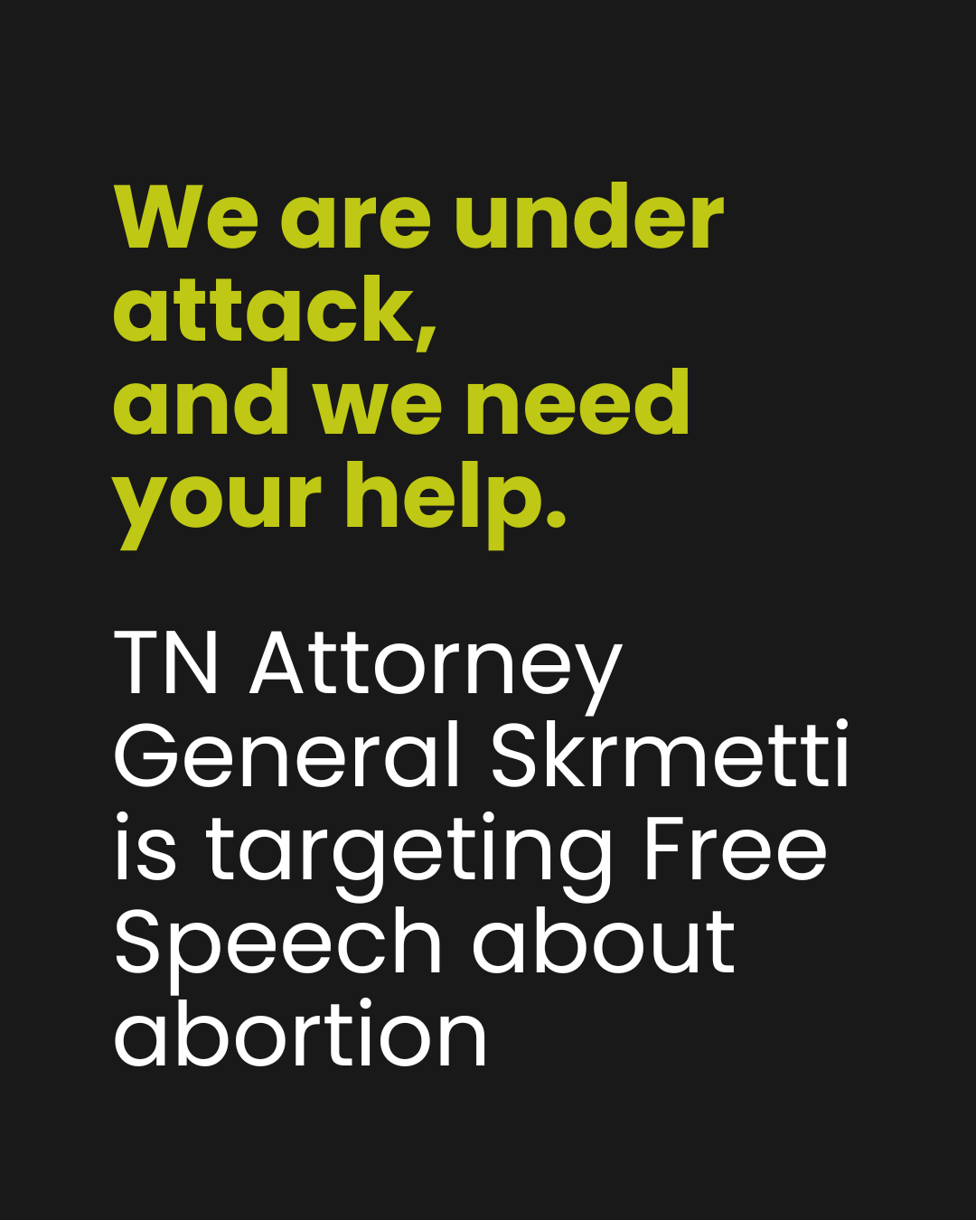 Support ACT's defense against the TN Attorney General's Demand image