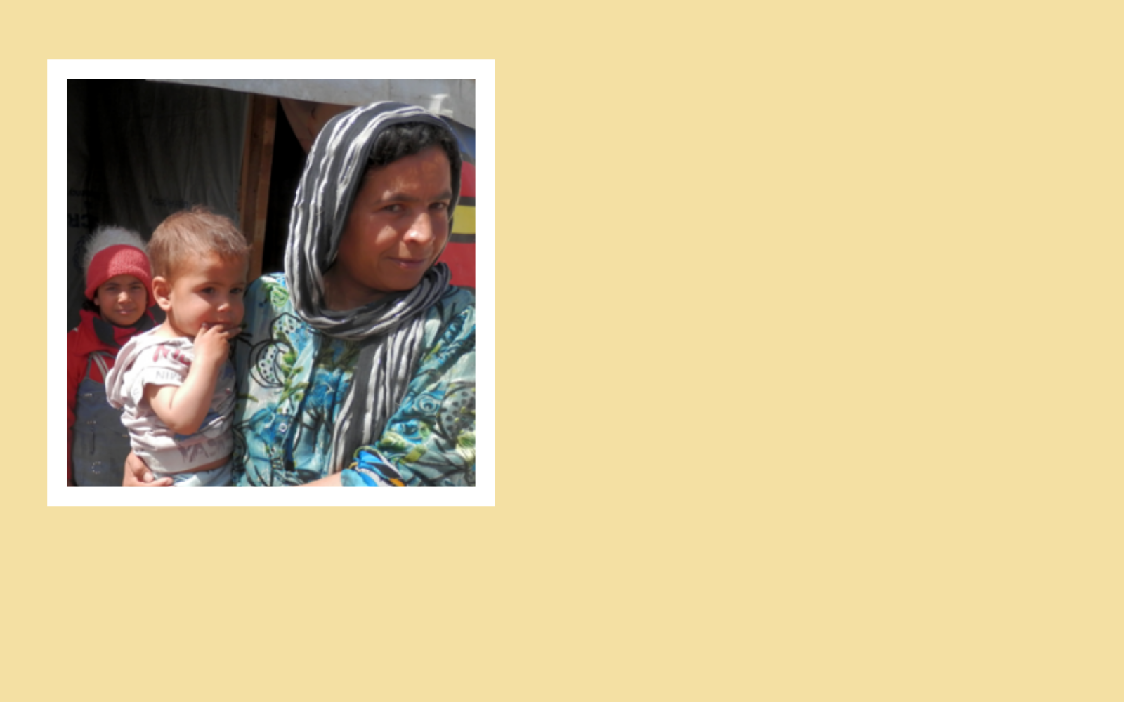 Bring help & hope to refugee families in Jordan image