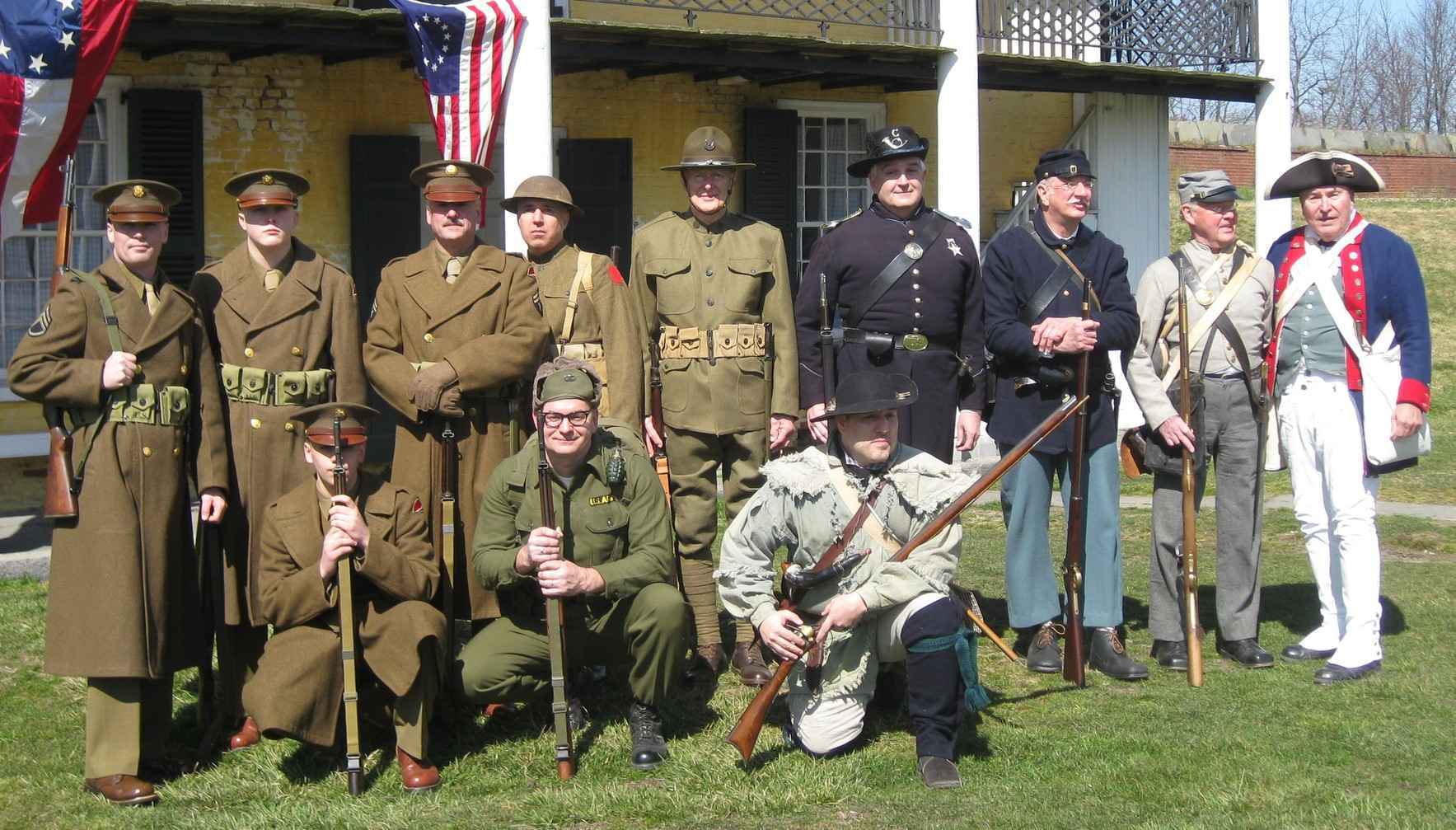 Three Centuries of Service Marching 14 Miles image