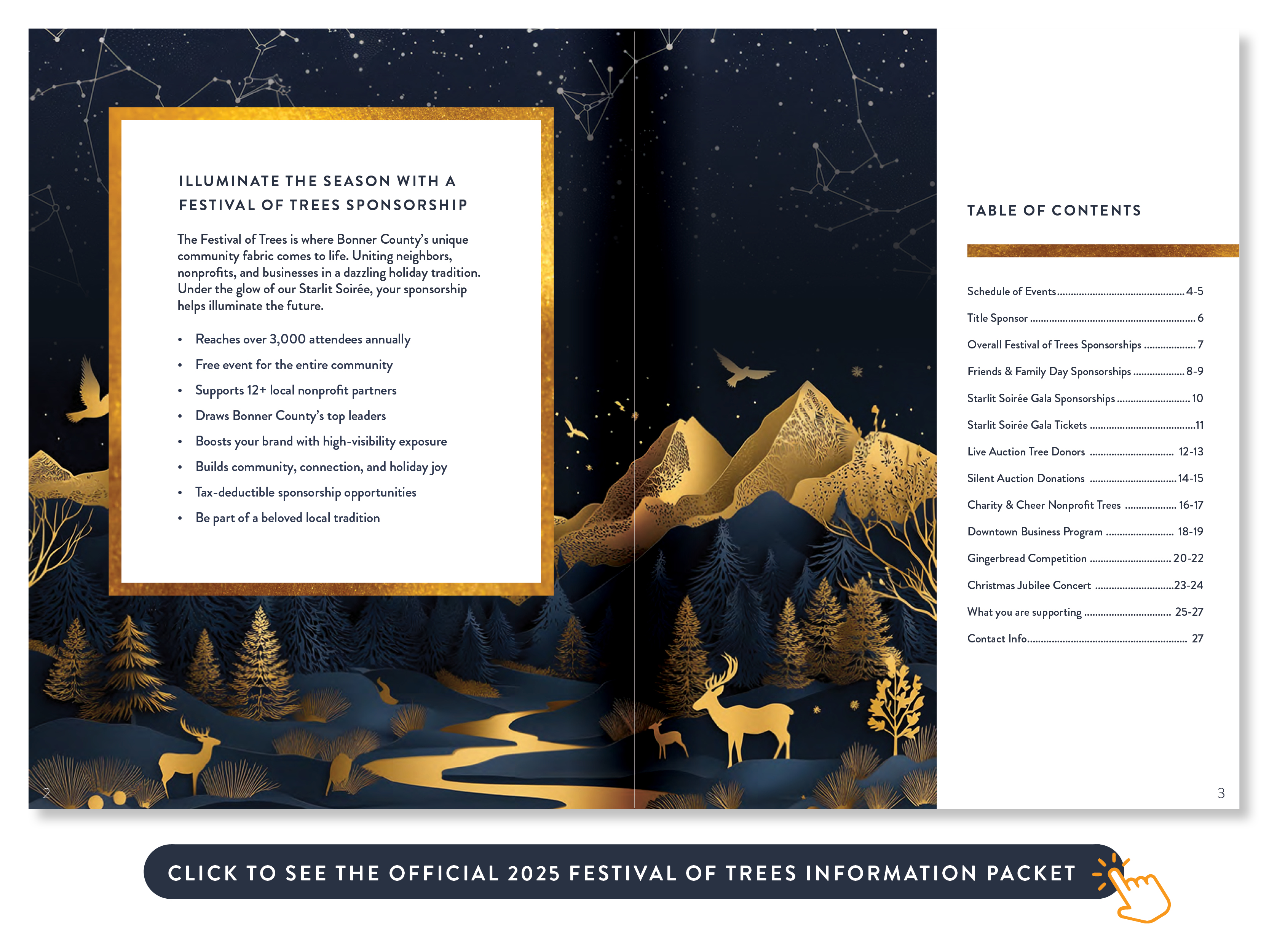 Official 2025 Festival Of Trees Information Packet