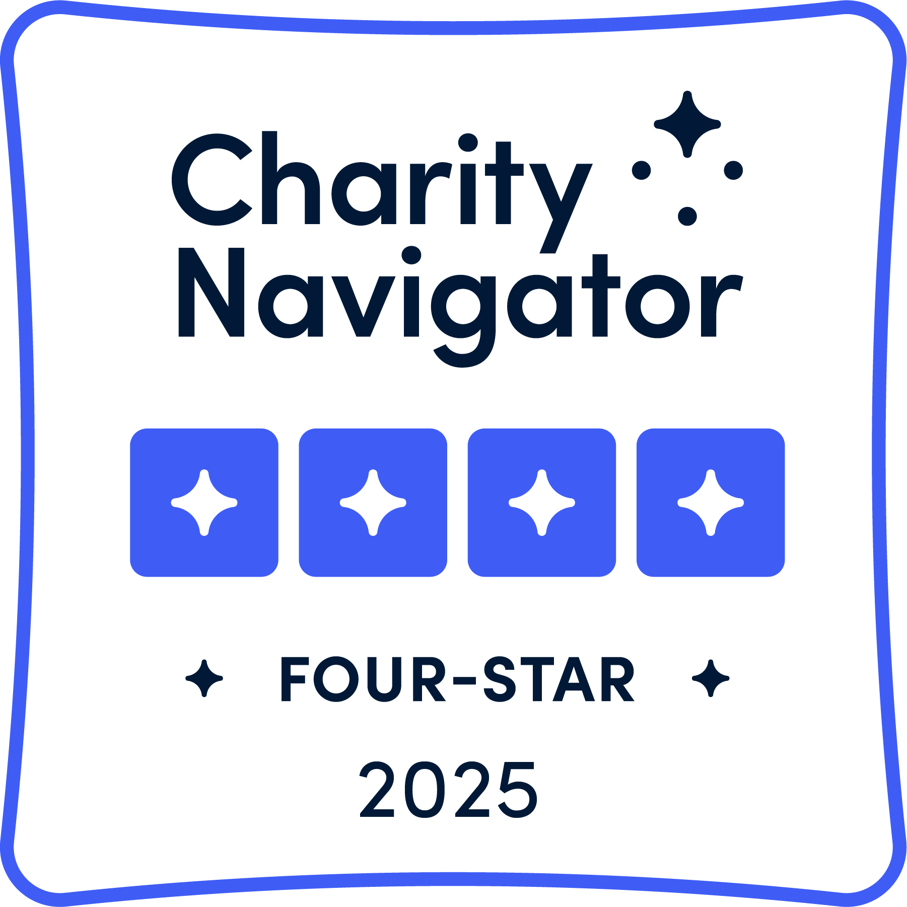2025 Charity Navigator Four-Star Seal