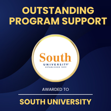 Outstanding Program Support — awarded to South University