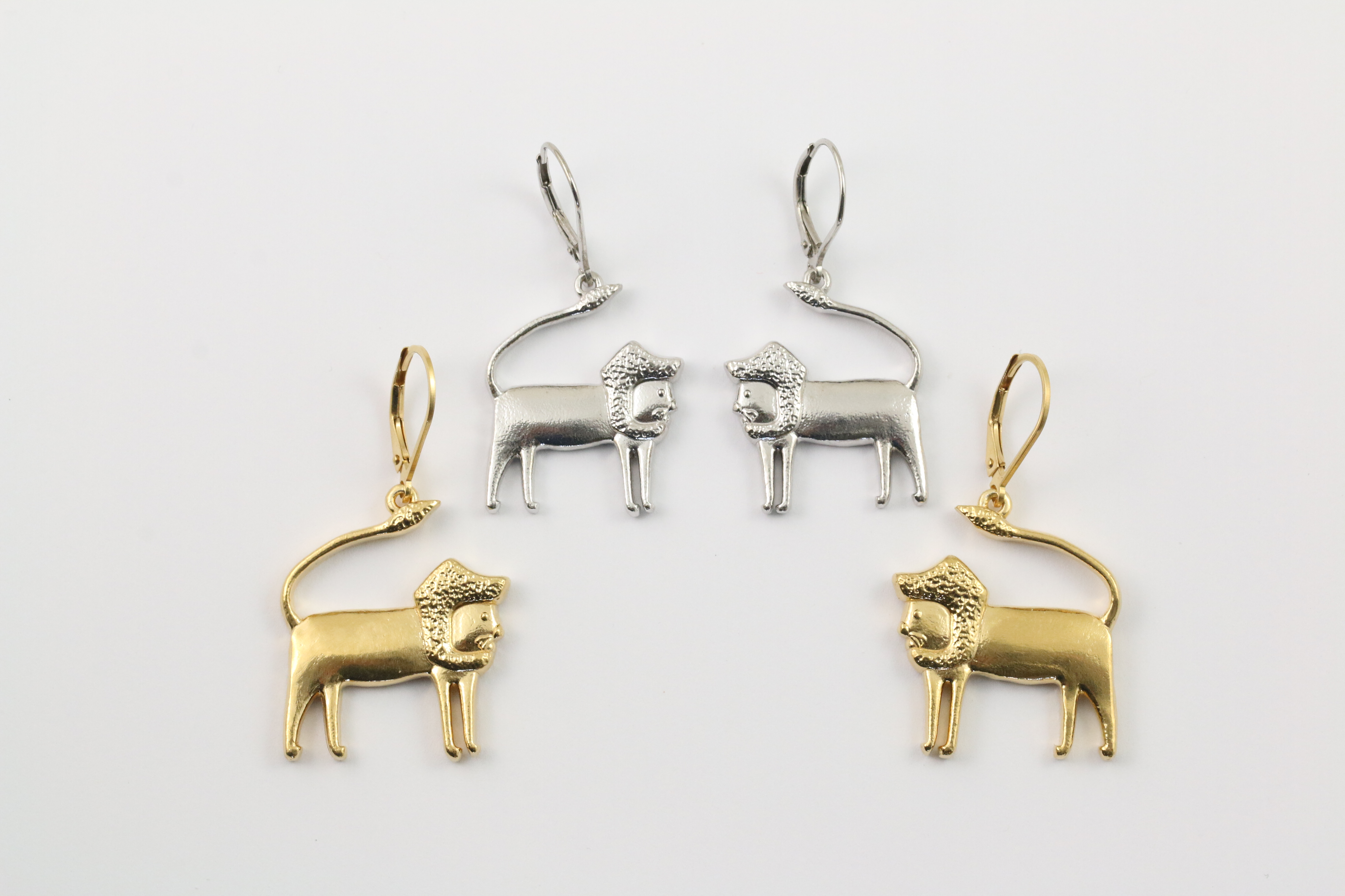 Lion Earrings