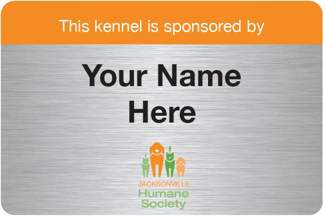 Jacksonville Humane Society Sponsor A Kennel