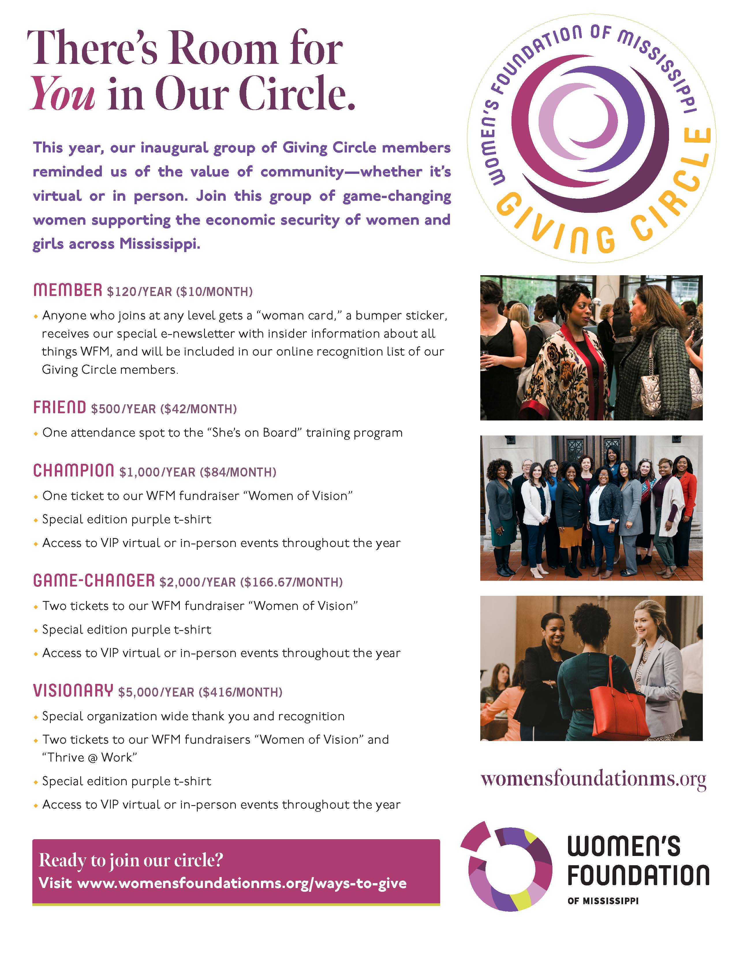 Women's Foundation of Mississippi WFM Giving Circle