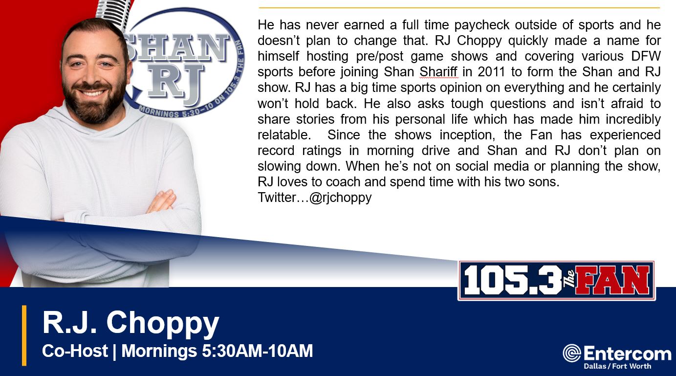 Celebrity Golfer - RJ Choppy - 105.3 The Fan - Co-Host | Mornings